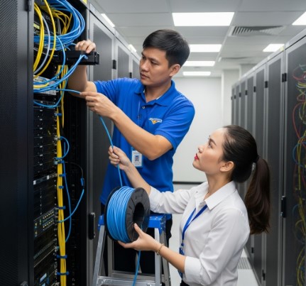 Thi cong di day mang6